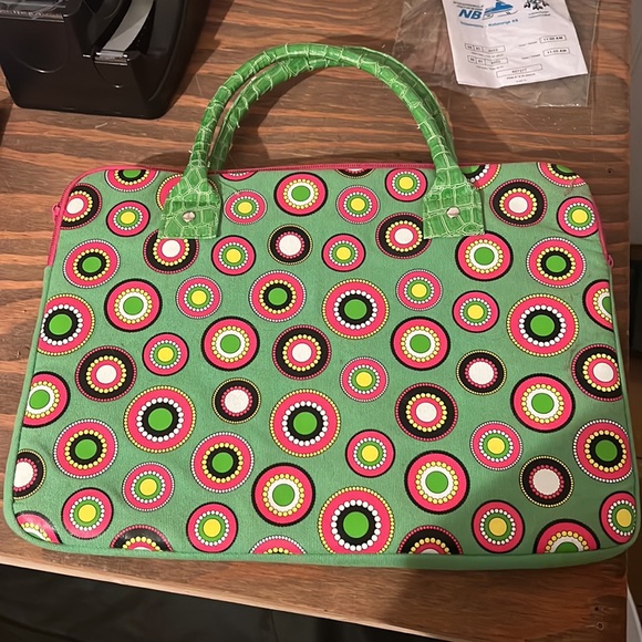 P monogram laptop case bag - Picture 3 of 3